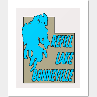 Refill Lake Bonneville Posters and Art